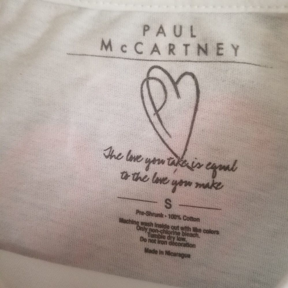 *SOLD!*P1aul McCartney Concert Tee 2019- ROSE - Picture 3 of 6